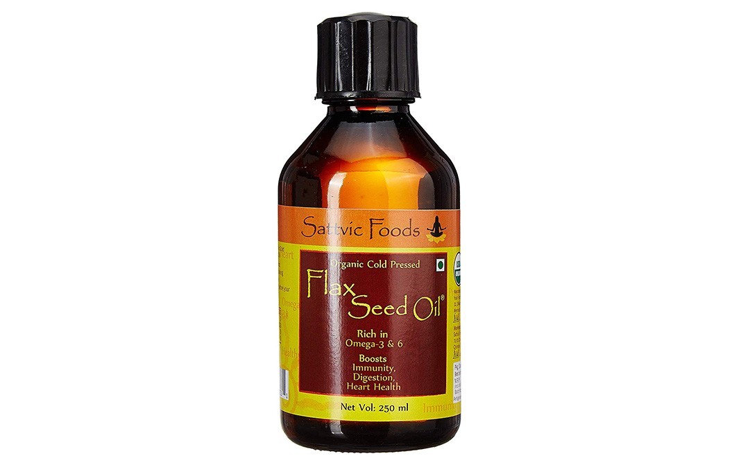Sattvic foods Flax Seeds Oil    Bottle  250 millilitre